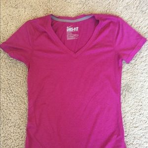 Hot Pink Vneck